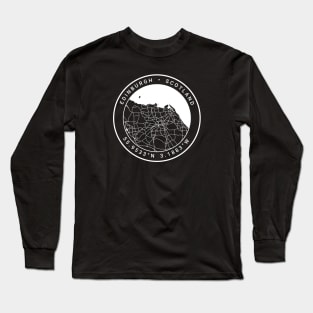 Edinburgh Map Long Sleeve T-Shirt